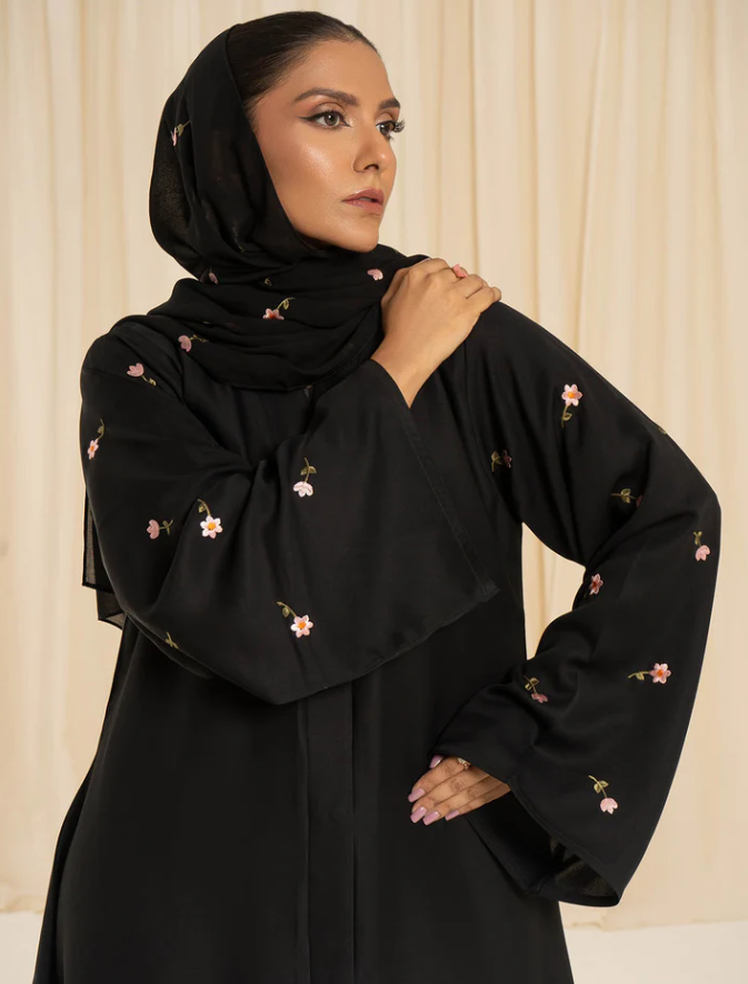 Nova Black Abaya