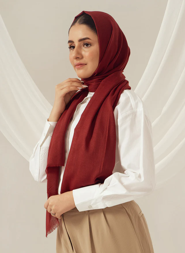 Eco-Luxe Scarves & Hijabs - Maroon