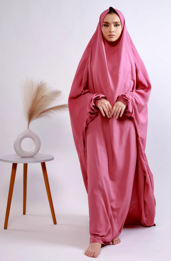 Full Coverage Namaz Chadar - Vintage Pink