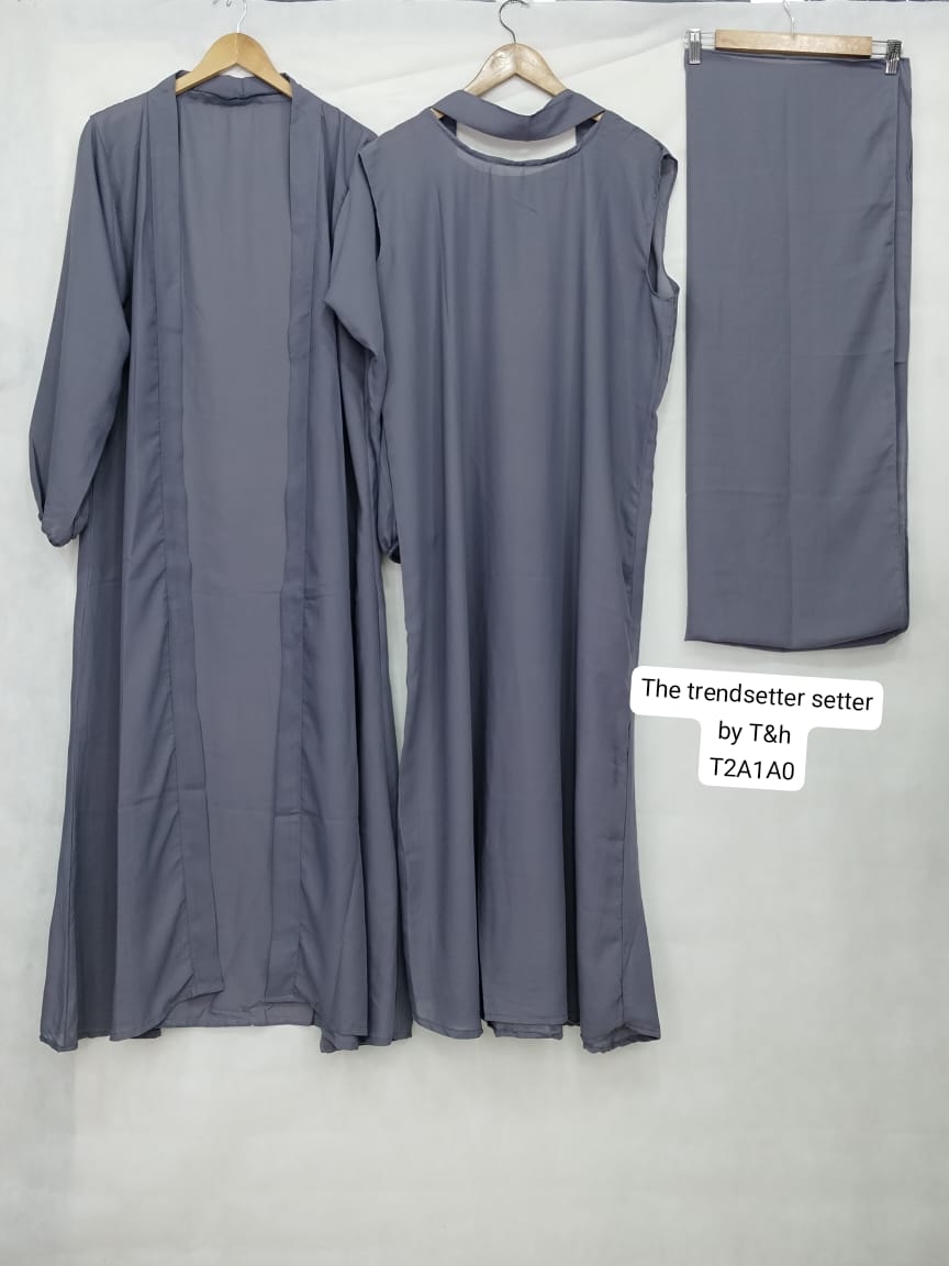 3 piece Stunning trendy abaya